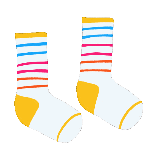 Socks Yellow Sticker - Socks Yellow Wiggle Stickers