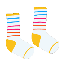 Socks Yellow Sticker - Socks Yellow Wiggle Stickers