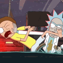 Rick And Morty Get Away From Me GIF - Rick And Morty Get Away From Me Get Away GIFs