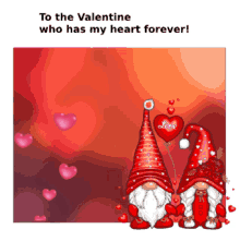 valentines day gnome love