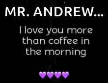 I Love You Coffee In The Morning GIF
