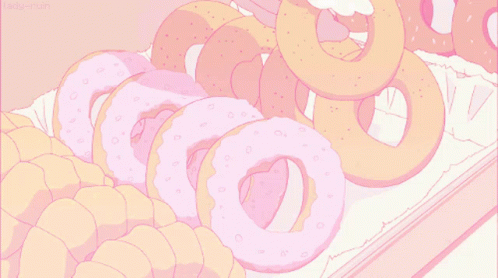 Desserts,Donuts,pastries. Breads. | Anime cake, Cute food, Cute food art