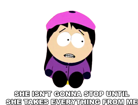 She Isnt Gonna Stop Wendy Sticker - She Isnt Gonna Stop Wendy South Park Stickers