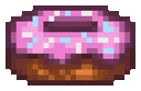Haunted Chocolatier Donut Sticker - Haunted Chocolatier Donut Pixel Food Stickers