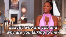 Kenya Moore Why Are You Talking To Me GIF - Kenya Moore Why Are You Talking To Me Sassy GIFs