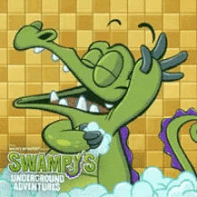 Disney Swampy GIF - Disney Swampy Bathe GIFs