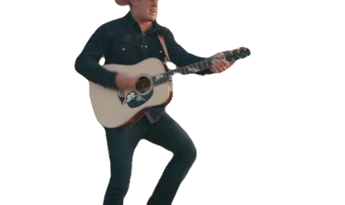 Playing Guitar Jon Pardi Sticker - Playing Guitar Jon Pardi Aint Always The Cowboy Song Stickers