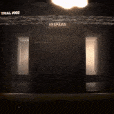 a man stands in front of a sign reading respawn