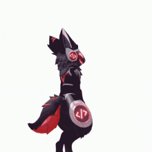 a cartoon character is wearing headphones and holding a card with the letter g on it