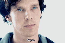 Sherlock Nope GIF - Sherlock Nope I Dont Think So GIFs