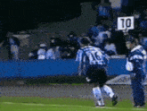 a soccer player with the number 16 on the back of his shirt