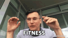 Fitness Air Quotes GIF - Fitness Fit Air Quotes GIFs