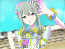 Nene Kusanagi Social Anxiety GIF - Nene Kusanagi Social Anxiety Prsk GIFs