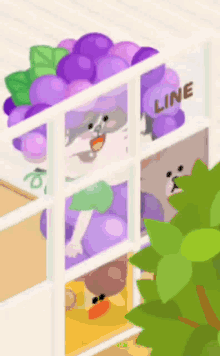 Line Play Kiwi GIF - Line Play Kiwi Grape GIFs