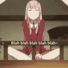 Blah Blah Blah 02 GIF - Blah Blah Blah 02 Anime GIFs