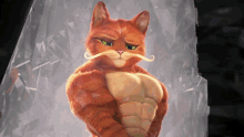 Puss In Boots Muscular GIF - Puss In Boots Muscular Muscles GIFs