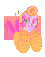 a drawing of a clown with the word princess on the bottom left