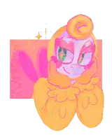 a drawing of a clown with the word princess on the bottom left