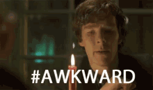 Awkward GIF - Awkward Sherlock Benedictcumberbatch GIFs