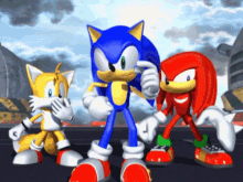 Sonic Heroes Finger Wave GIF