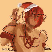 Kirishima Christmas GIF - Kirishima Christmas Fanart GIFs