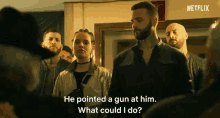 He Pointed A Gun At Him What Could I Do GIF - He Pointed A Gun At Him What Could I Do Suburra GIFs