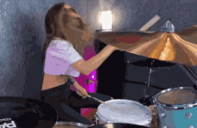 Kristina Rybalchenko Drumming GIF - Kristina Rybalchenko Drumming GIFs