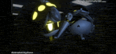 animated by foxx shows a couple of robots talking to each other