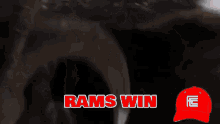 Rams W In GIF - Rams W In Ram GIFs