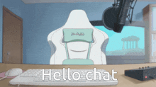 Gwar Gura Hello Chat GIF - Gwar Gura Hello Chat GIFs