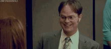 Dwight Shrute Nod GIF - Dwight Shrute Nod The Office GIFs
