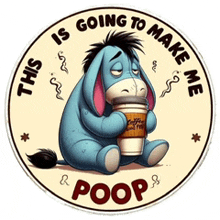 Coffee Poop GIF - Coffee Poop Donkey GIFs