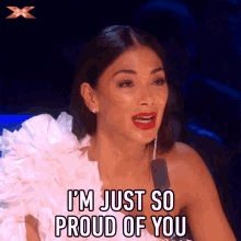 Im Just So Proud Of You Nicole Scherzinger GIF - Im Just So Proud Of You Nicole Scherzinger The X Factor GIFs