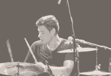 Cory Allan Michael Monteith Glee GIF - Cory Allan Michael Monteith Glee Drummer GIFs