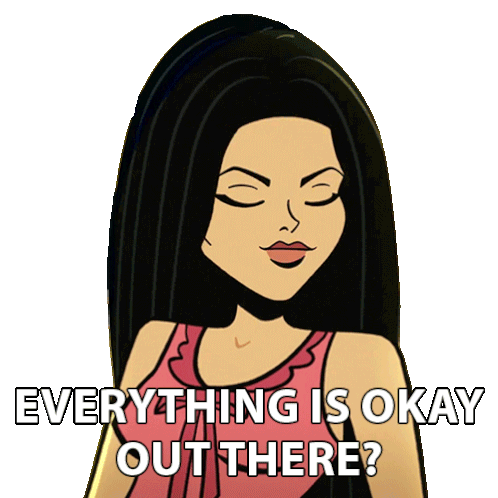 Everything Is Okay Out There Priscilla Presley Sticker - Everything Is Okay Out There Priscilla Presley Agent Elvis Stickers