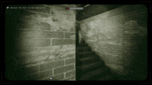 a black and white photo of a brick wall with the words deliver the cart to the laboratory visible