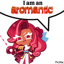 a cartoon character says i am an aromatic