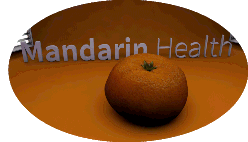 Mandarin Health Sticker - Mandarin Health Mandarin Health Stickers