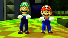 Mario Dance Lugi Dance GIF - Mario Dance Lugi Dance Bistec GIFs
