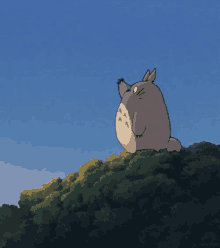 Just Sayin Hey GIF - Totoro Waving Hi GIFs