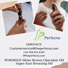 Byrokko Shine Brown Chocolate Oil Super Fast Bronzing Oil Byrokko Shine Brown Two-phase Super Tanning Spray GIF