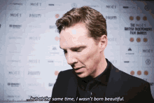 Beautiful Benedict Cumberbatch GIF - Beautiful Benedict Cumberbatch I Was Born Beautiful GIFs