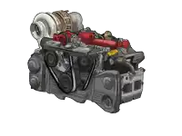 a drawing of a car engine with a belt that says just get it