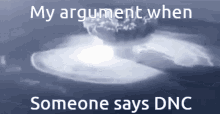 my argument