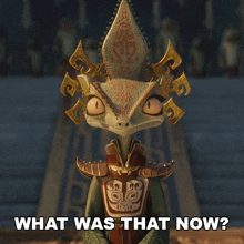 What Was That Now Chameleon GIF - What Was That Now Chameleon Kung Fu Panda 4 GIFs