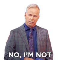 No Im Not Gerry Dee Sticker - No Im Not Gerry Dee Family Feud Canada Stickers