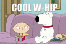Cool W-hip - Whip GIF - Whip Cool Whip Stewie Griffin GIFs