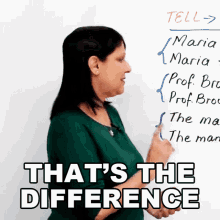 Thats The Difference Rebecca GIF - Thats The Difference Rebecca Engvid GIFs