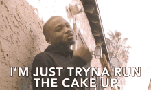 Im Just Tryna Run The Cake Up Chasing GIF - Im Just Tryna Run The Cake Up Chasing Running GIFs