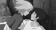 Black And White Couple GIF - Black And White Couple Howl GIFs